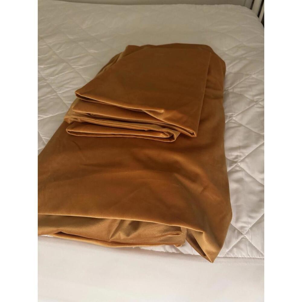Rosevret Velour Velvet Duvet Full Cover And Two Shams Standard